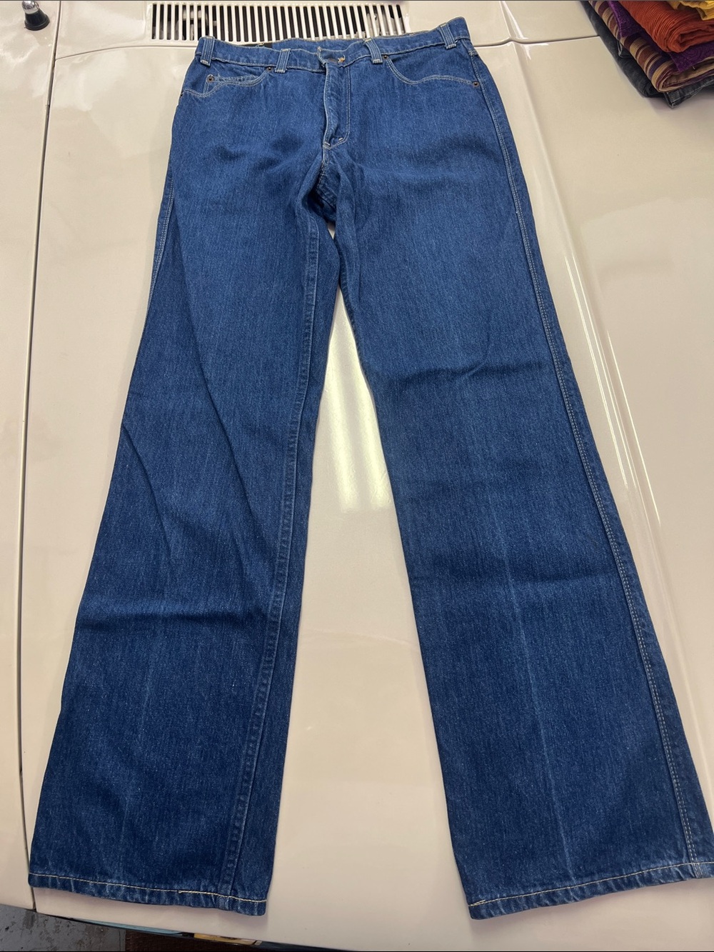 Levi Strauss & Co “Movin’ On” Line, Men’s Bootcut Late 70s-Late 80s Denim Jeans